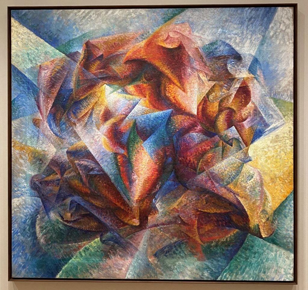 Umberto Boccioni-Dynamism of a Soccer Player, 1913. MoMA NY