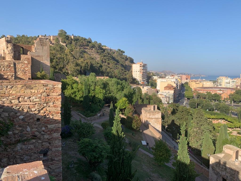 Interno dell'Alcazaba di Malaga