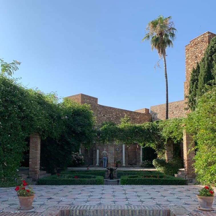 Interno dell'Alcazaba di Malaga