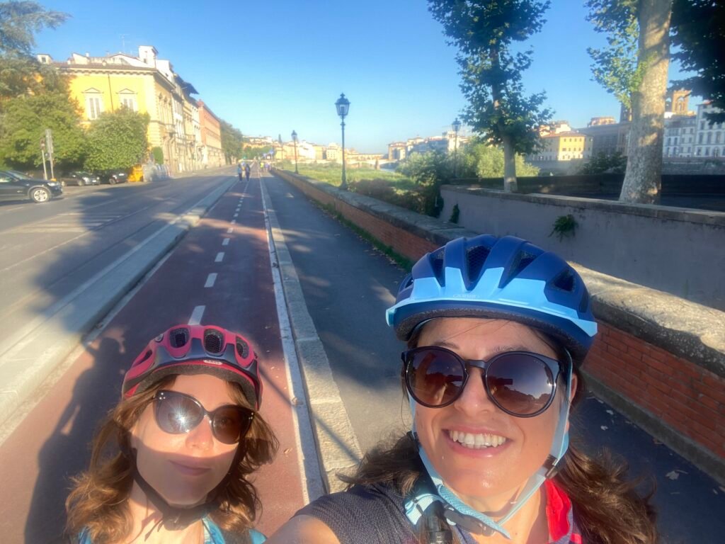 Firenze , pista ciclabile